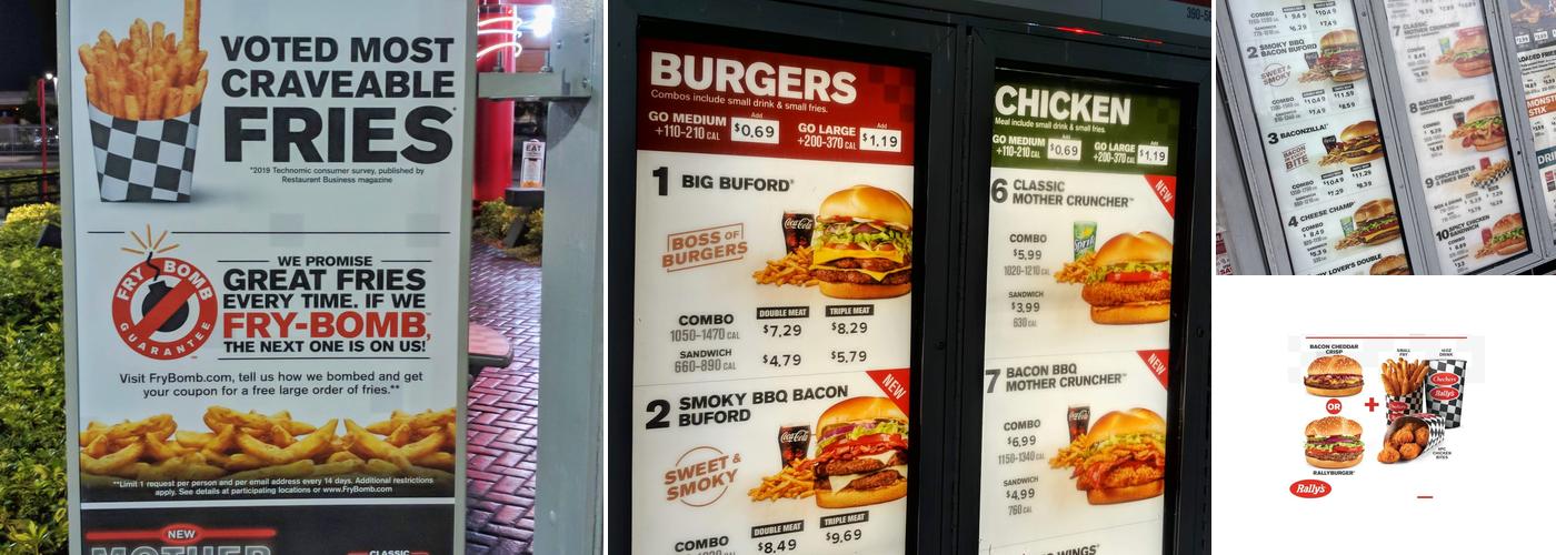 Checkers Menu