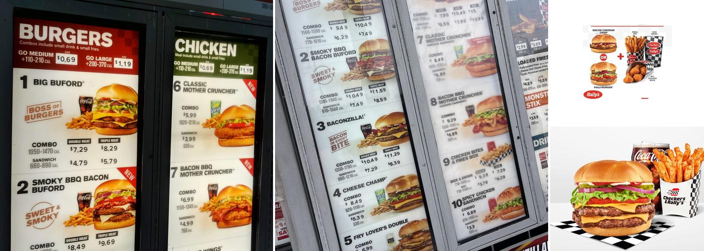 Checkers Menu
