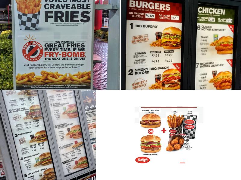 Checkers Menu