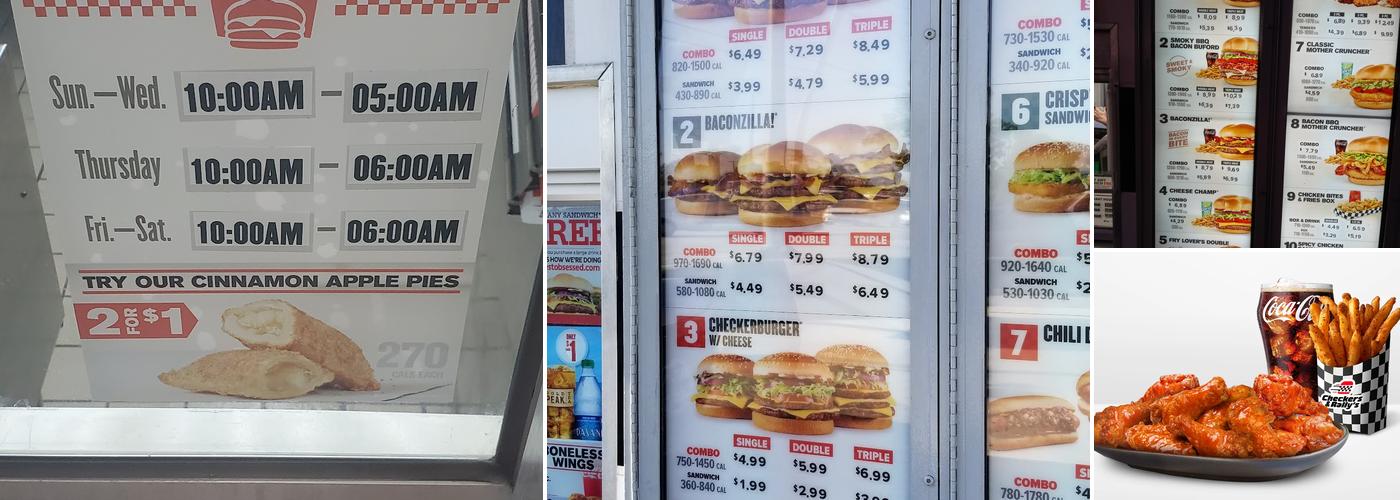 Checkers Menu