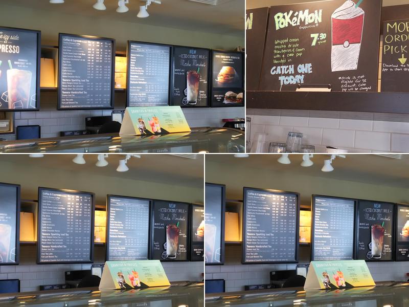Starbucks Coffee Company Menu