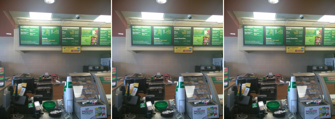 Subway Menu