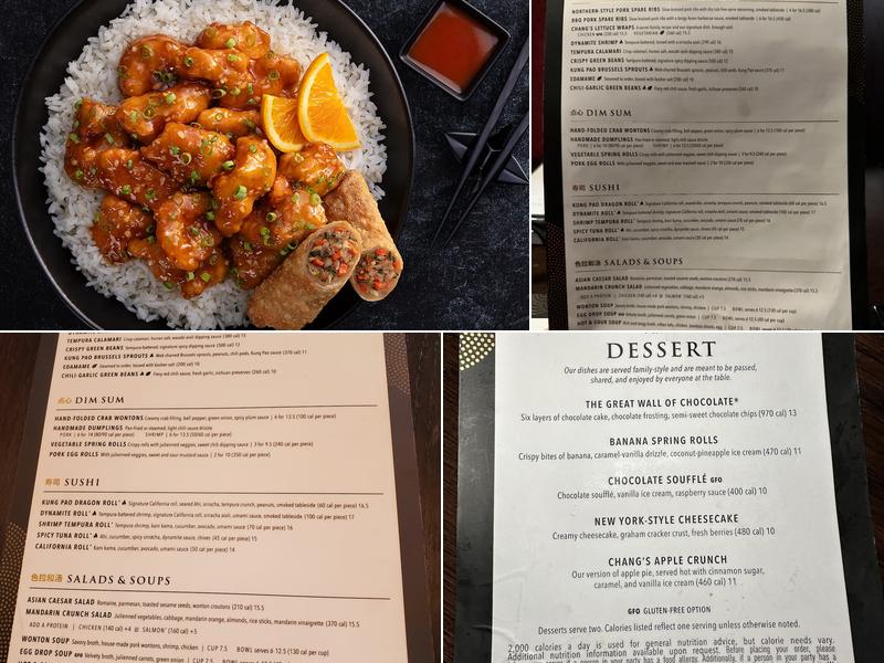 P.F. Chang's Menu