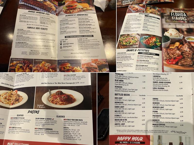 Famous Dave's Doral Menu