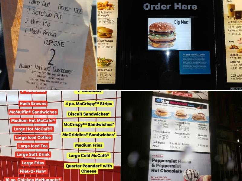 McDonald's Menu