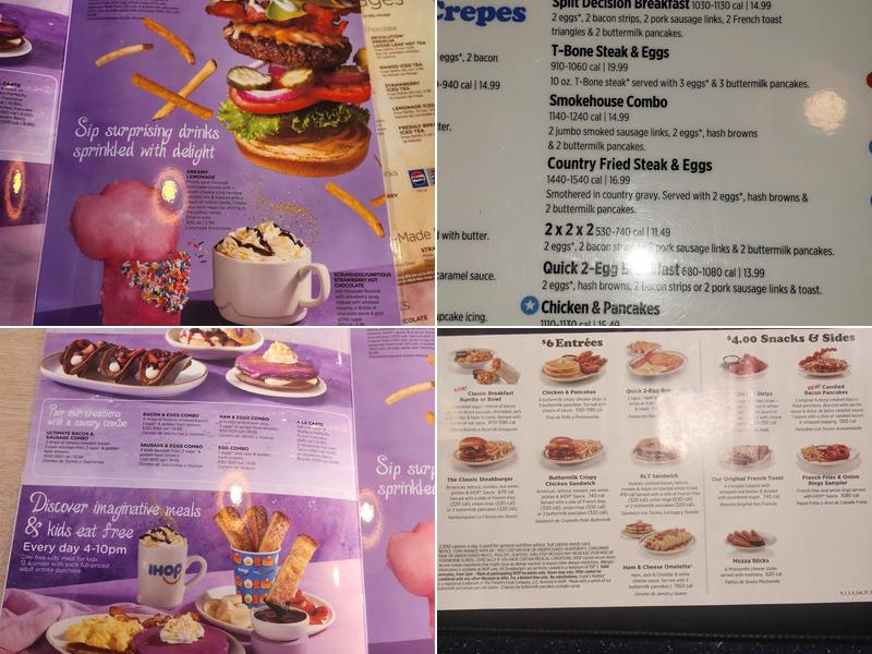 IHOP Menu