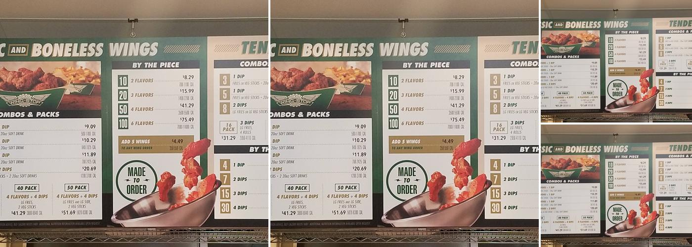 Wingstop Menu