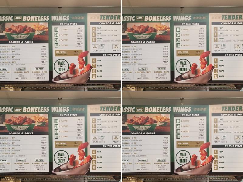 Wingstop Menu