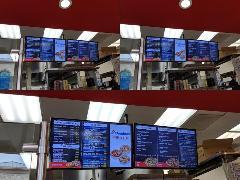 Domino's Pizza Menu