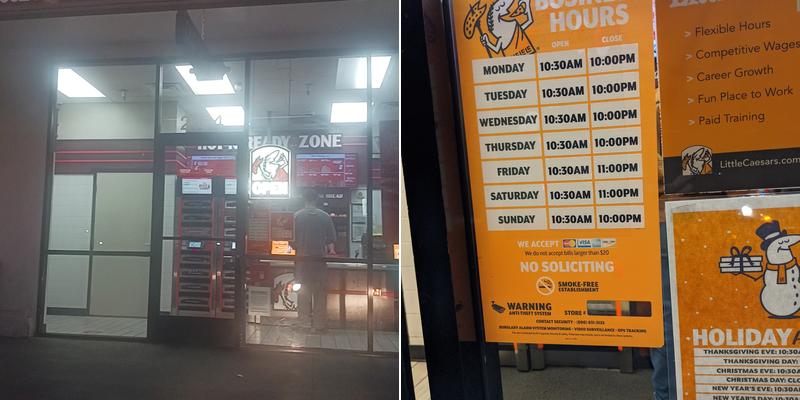 Little Caesars Pizza Menu