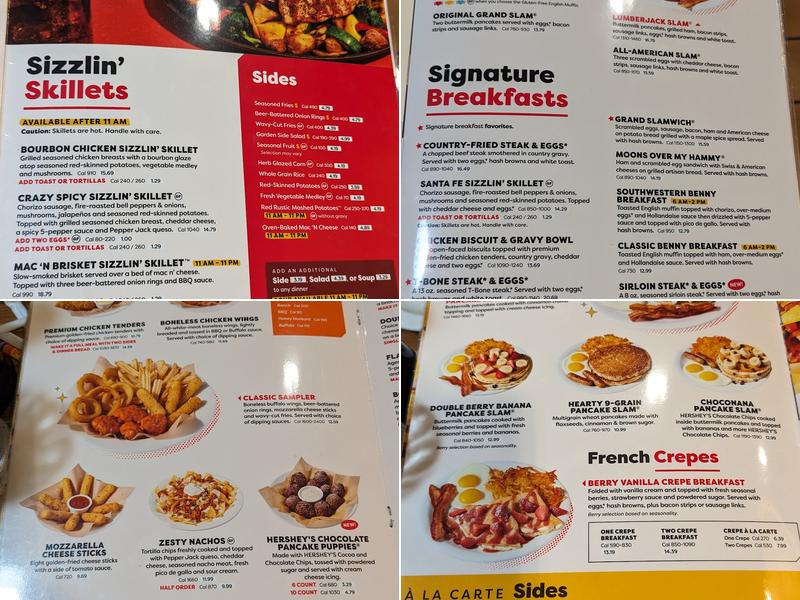 Denny's Menu