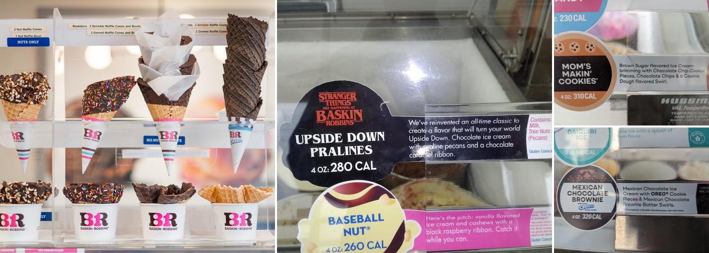 Baskin-Robbins Menu
