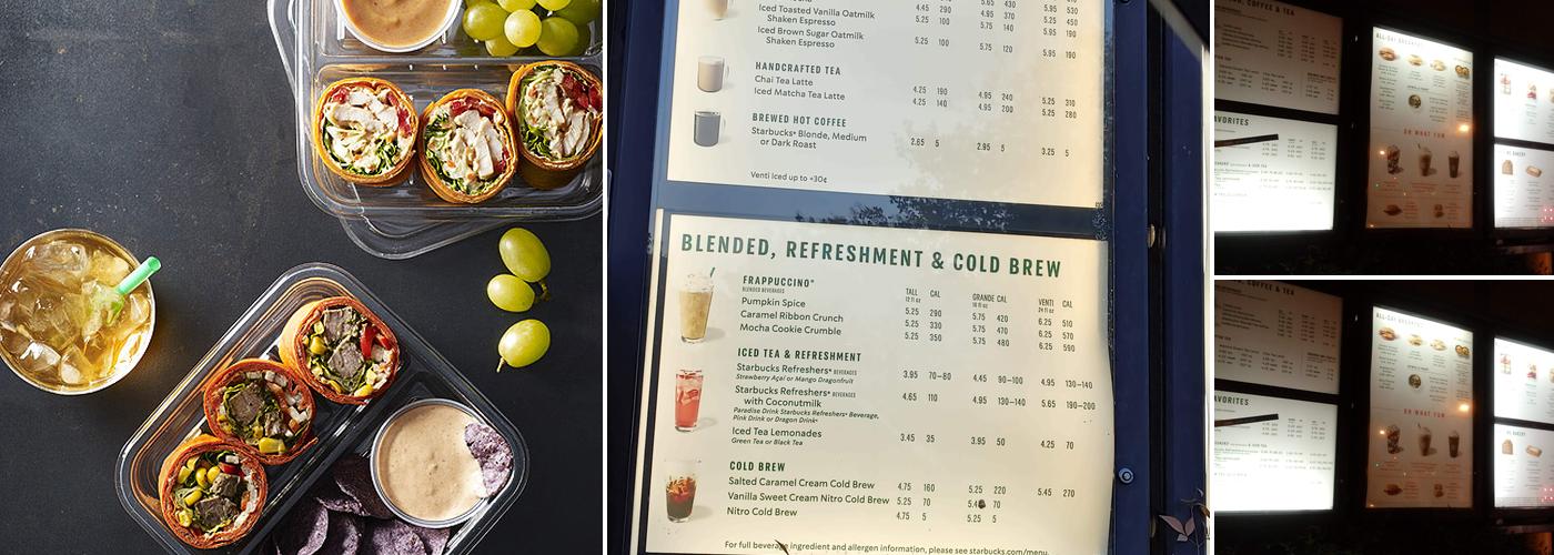 Starbucks Menu