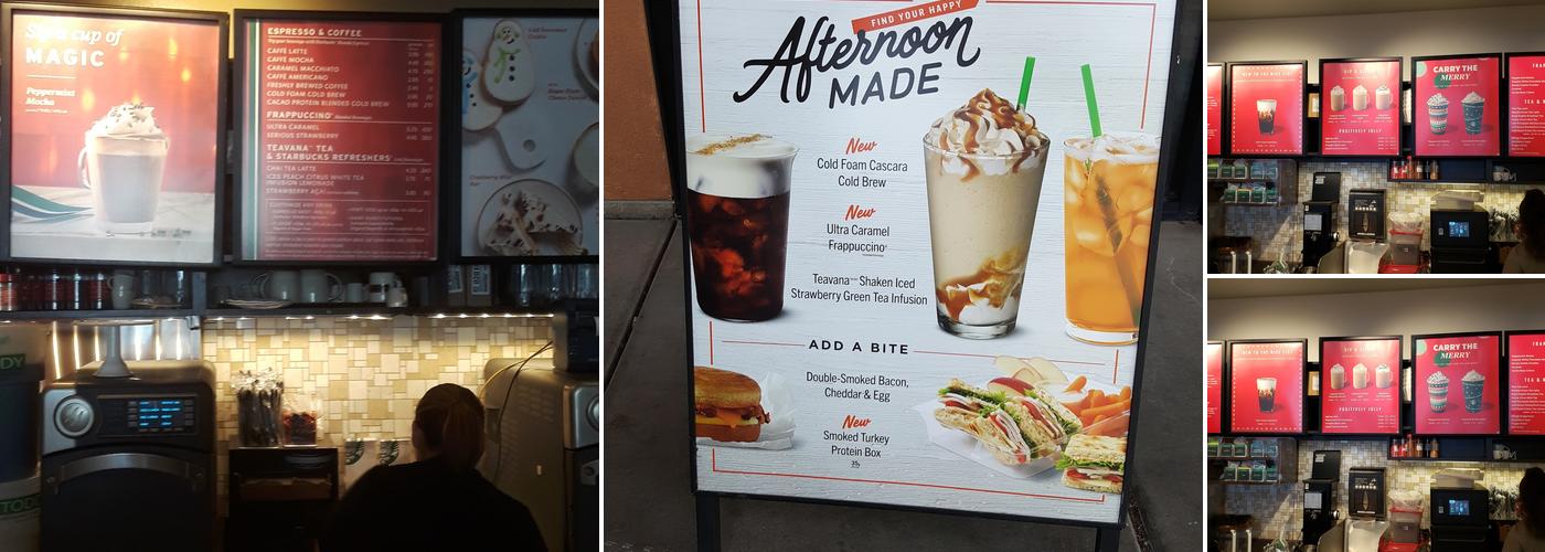 Starbucks Coffee Company Menu