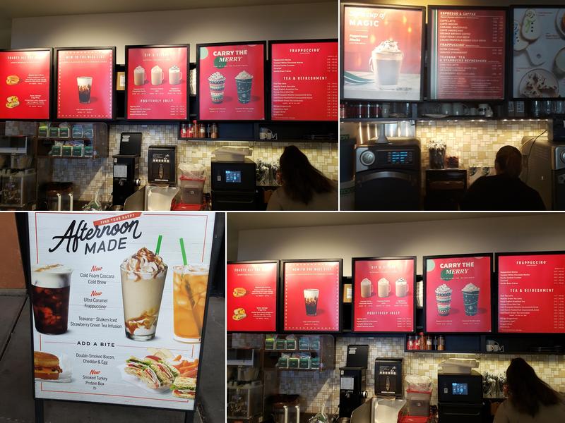 Starbucks Coffee Company Menu