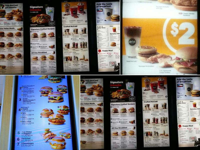 McDonald's Menu