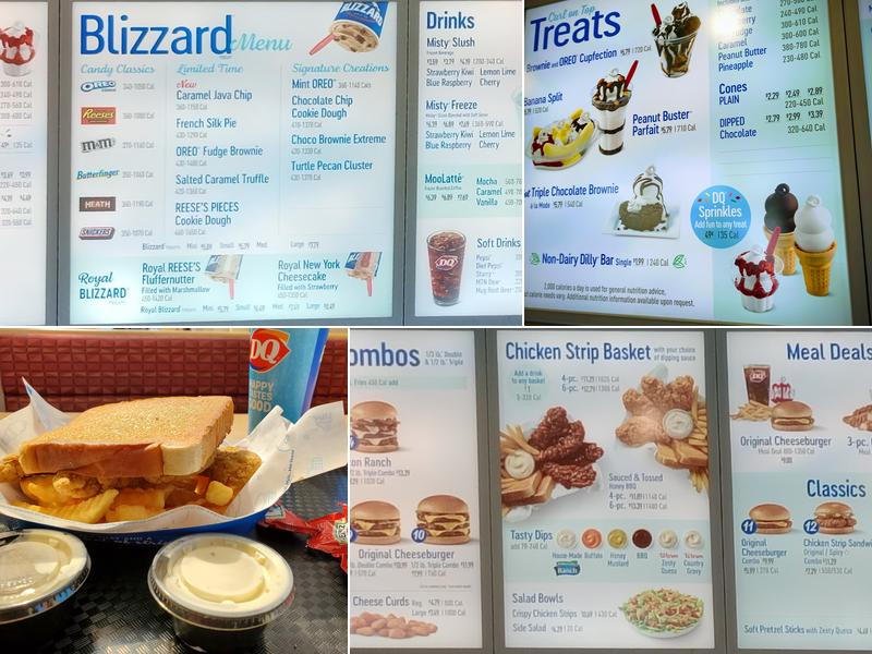 Dairy Queen Menu