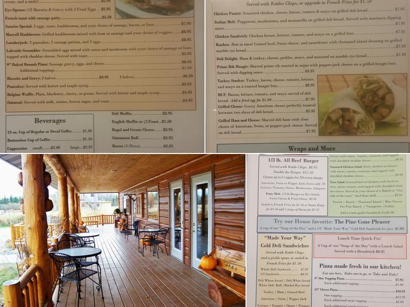 Pine Cone Soup & Sandwich Cafe Menu