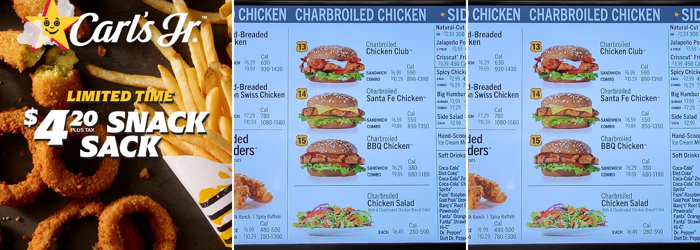Carl’s Jr. Menu