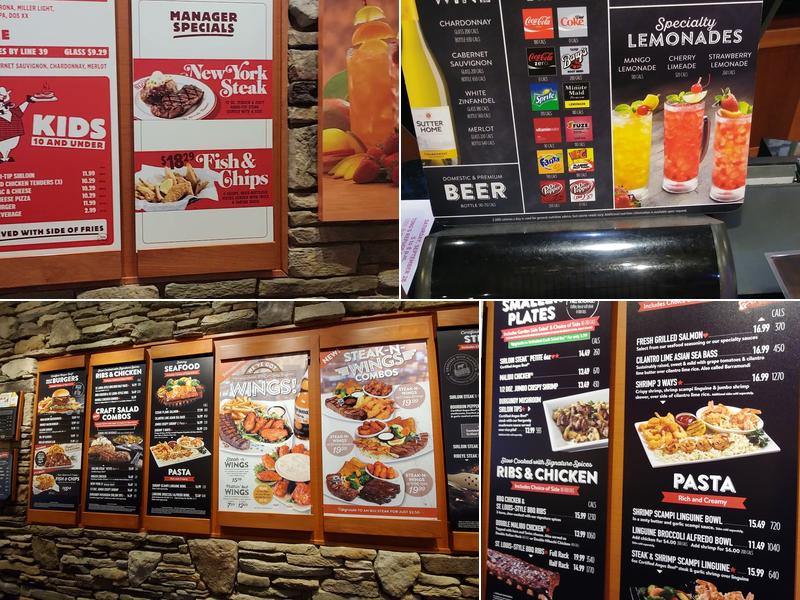 Sizzler Menu