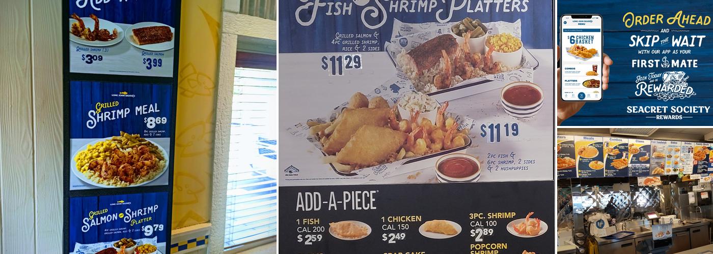 Long John Silver's Menu