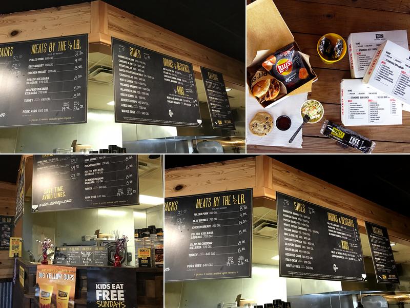 Dickey's Barbecue Pit Menu
