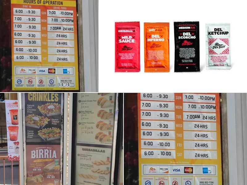 Del Taco Menu
