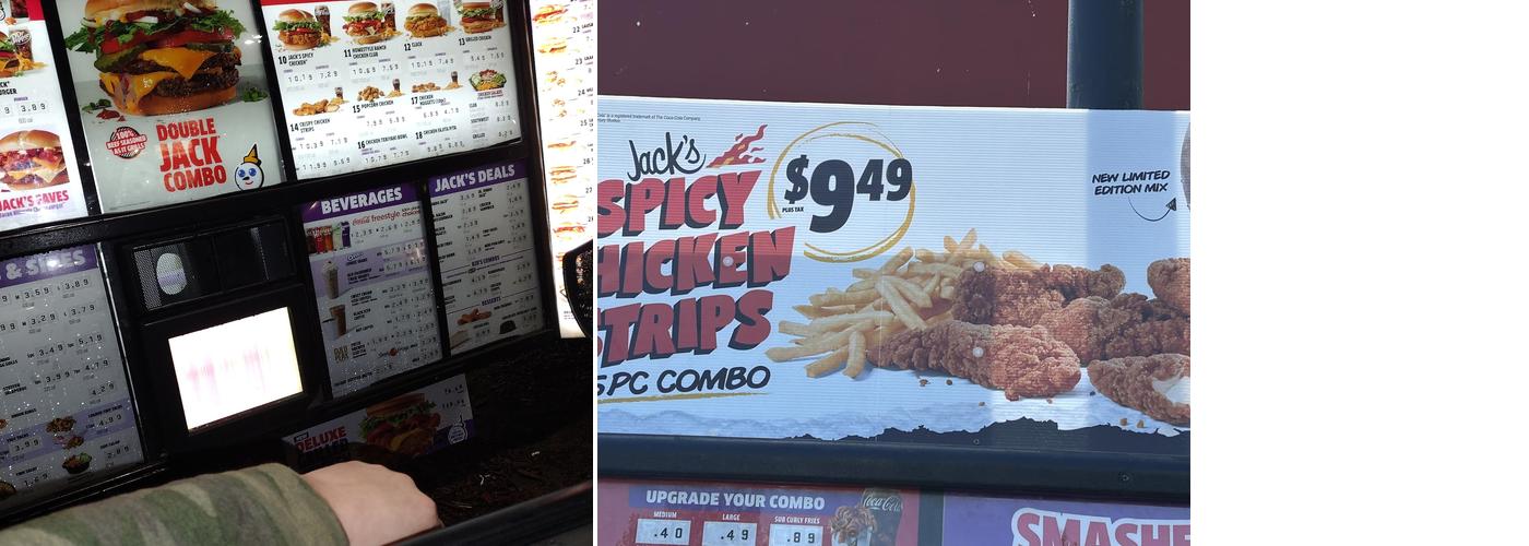 Jack In The Box Menu