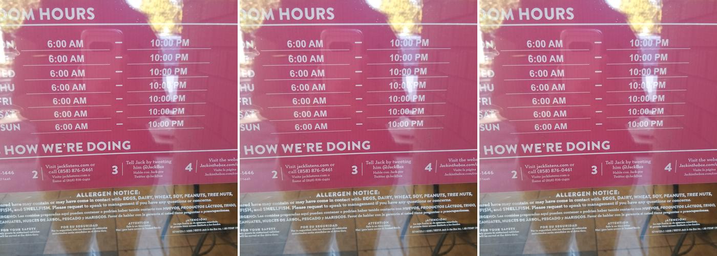 Jack In The Box Menu