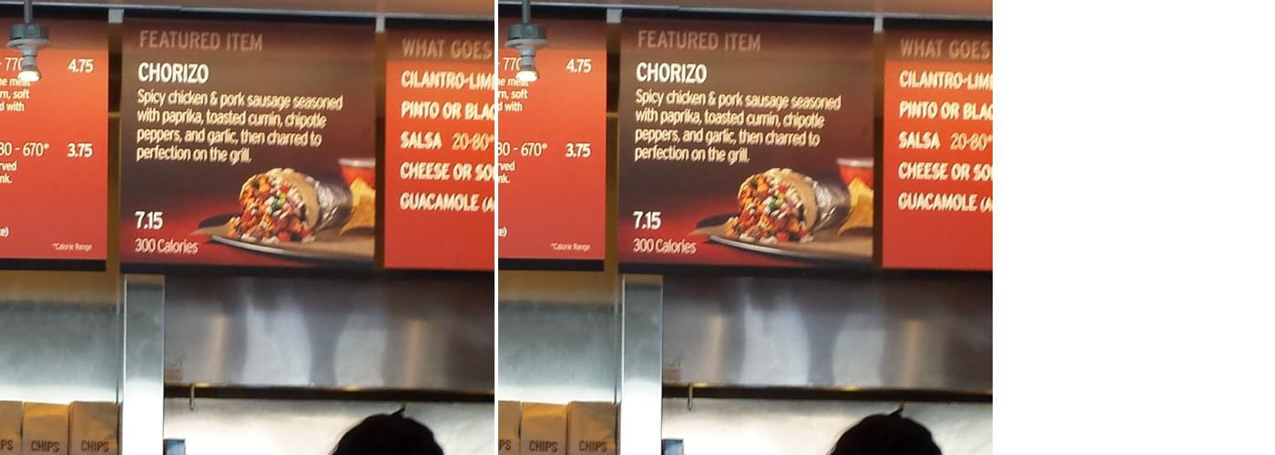 Chipotle Mexican Grill Menu
