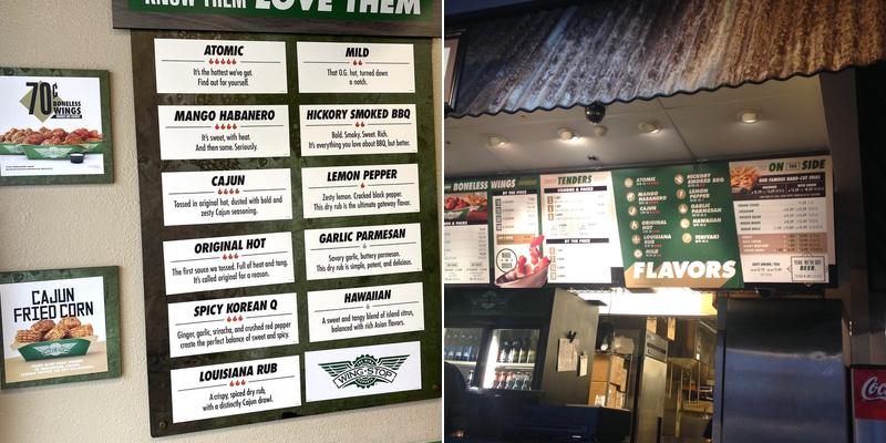 Wingstop Menu