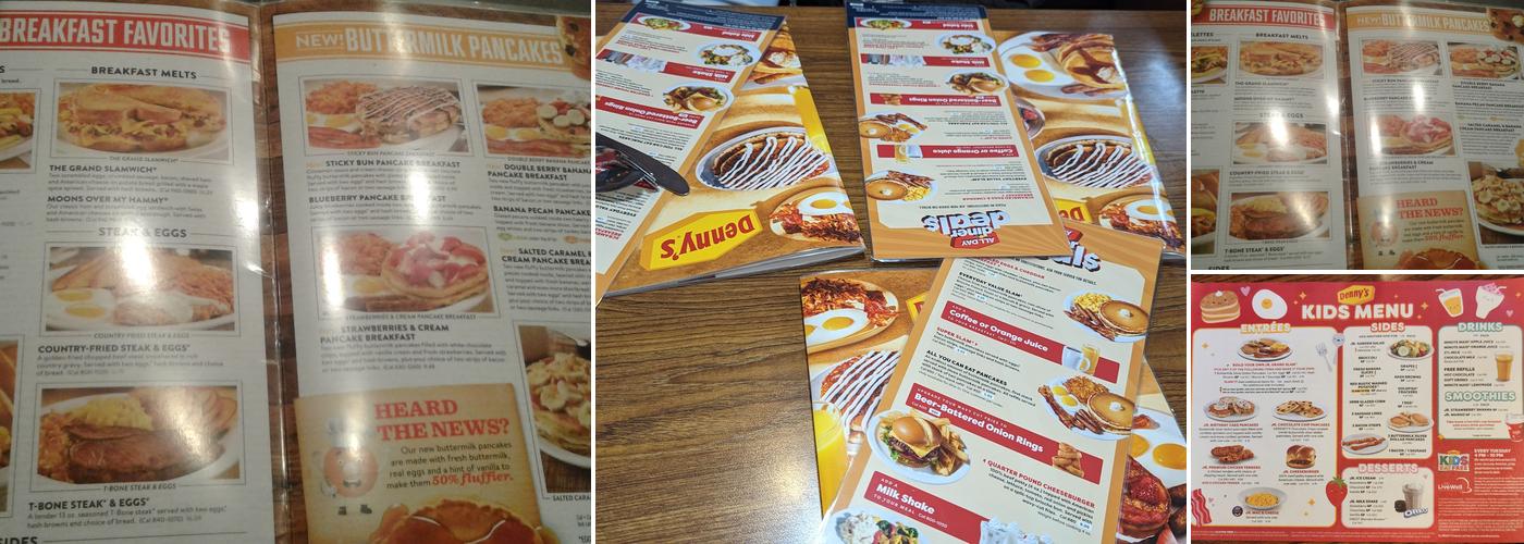 Denny's Menu