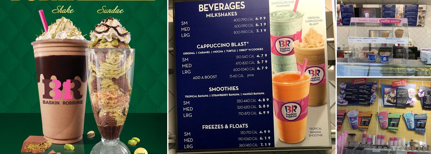Baskin-Robbins Menu