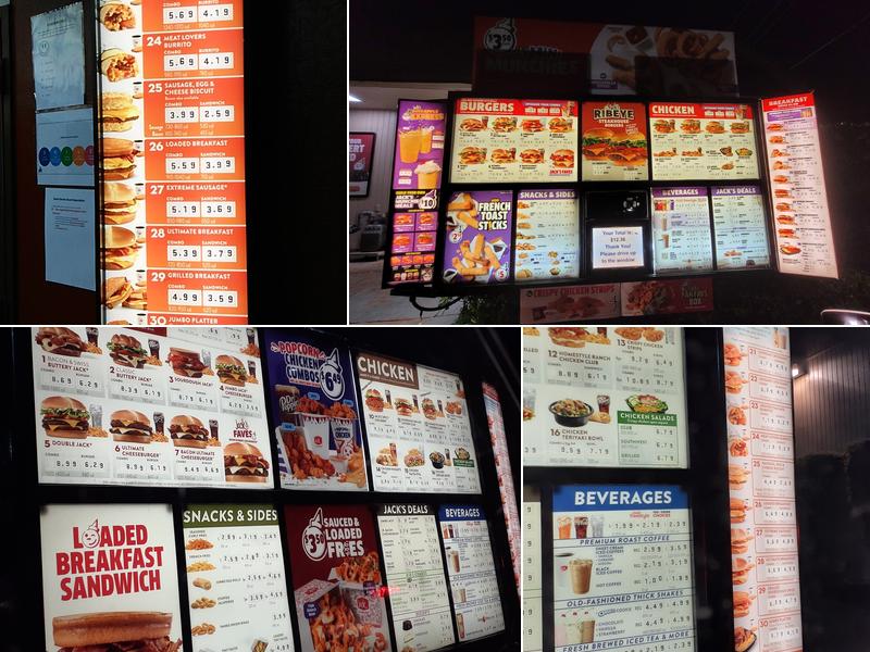 Jack In The Box Menu