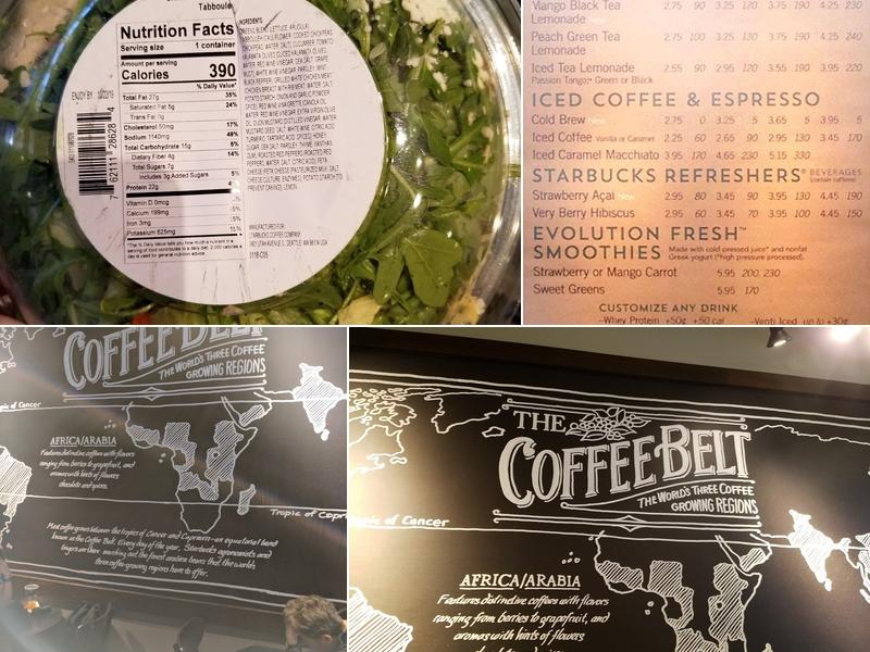 Starbucks Menu