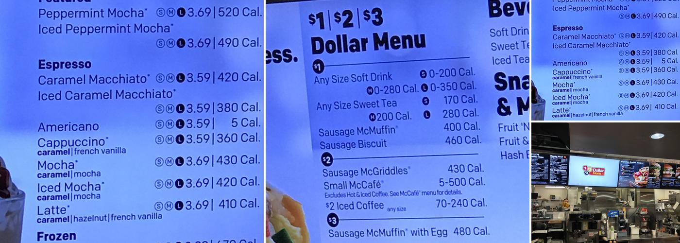 McDonald's Menu