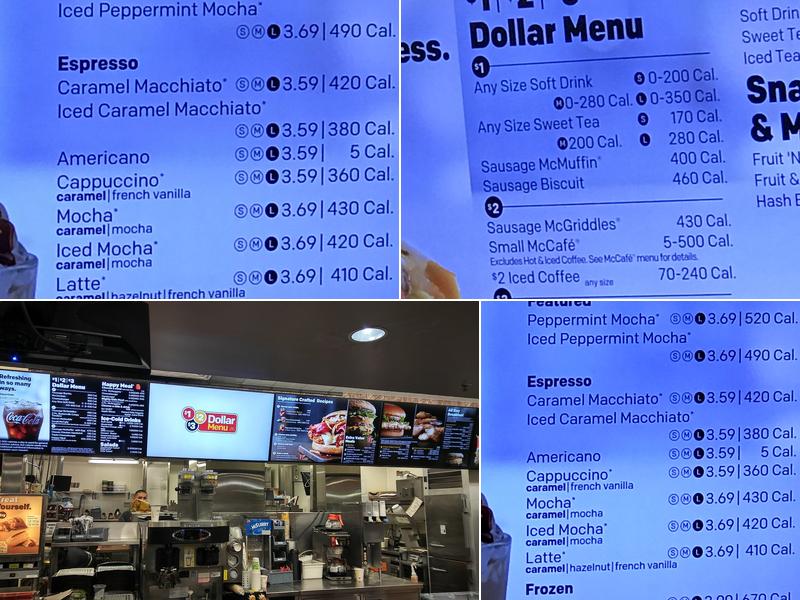 McDonald's Menu