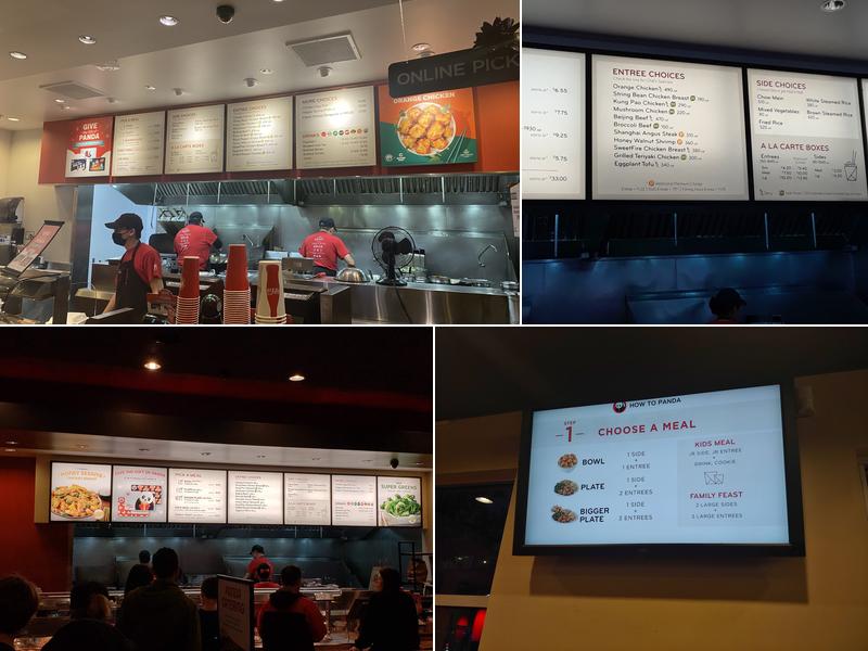 Panda Express Menu