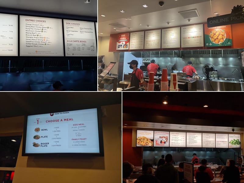 Panda Express Menu