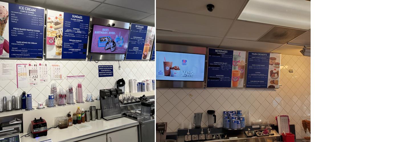 Baskin-Robbins Menu