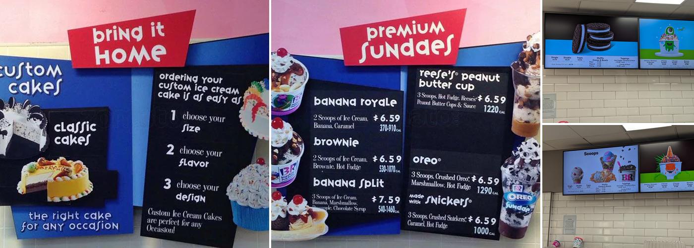 Baskin-Robbins Menu