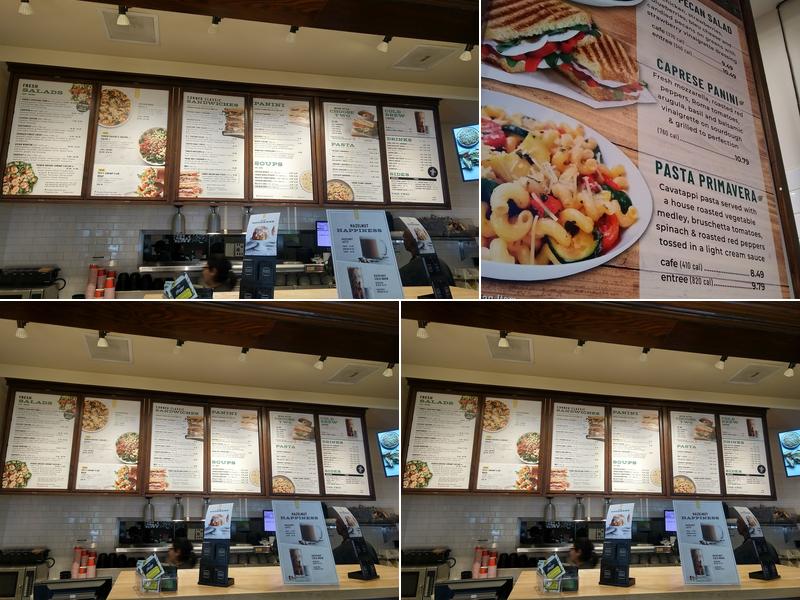 Corner Bakery Cafe Menu