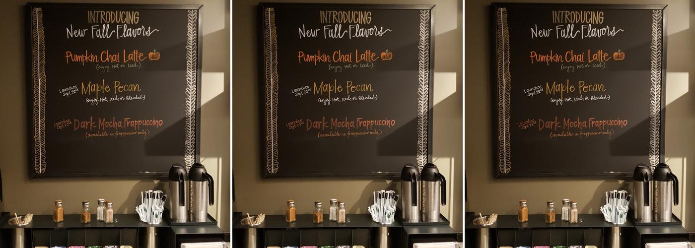 Starbucks Menu