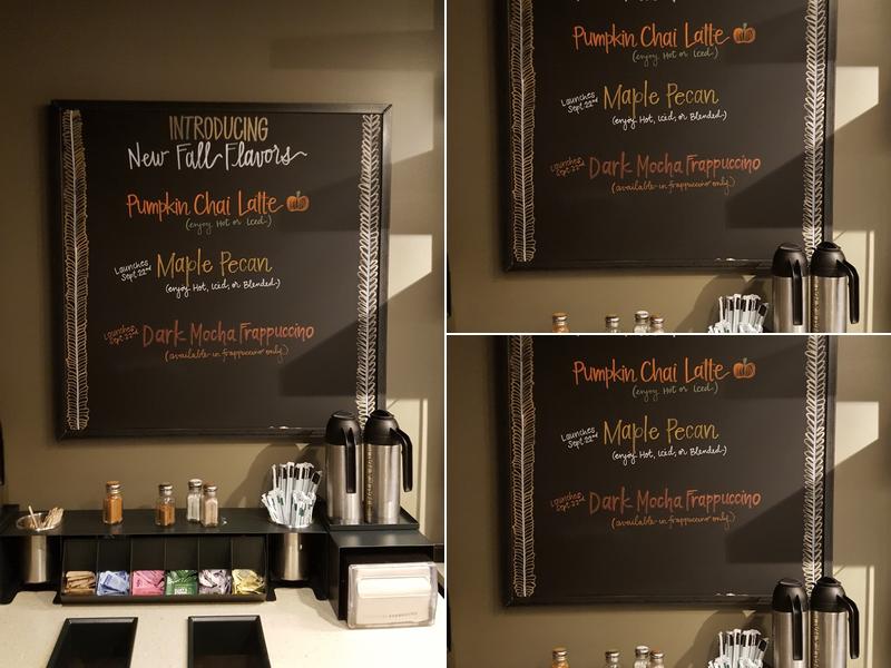 Starbucks Menu