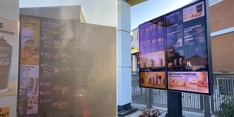 McDonald's Menu