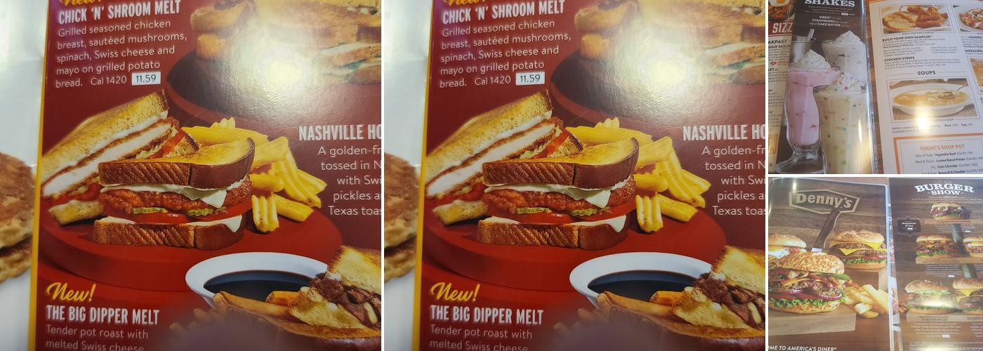 Denny's Menu