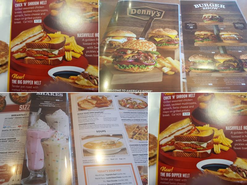 Denny's Menu