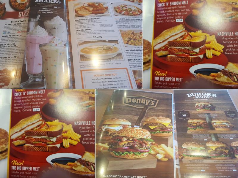 Denny's Menu