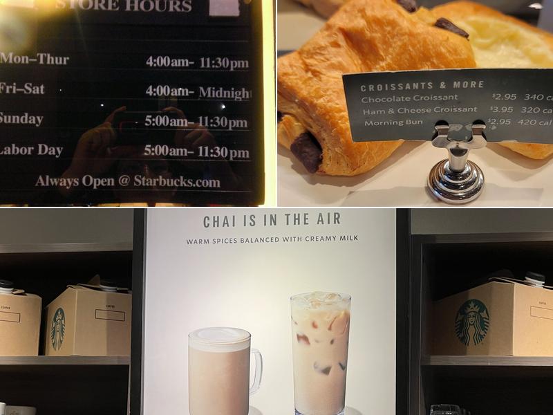 Starbucks Menu