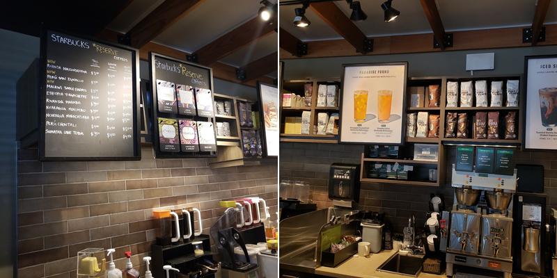 Starbucks Coffee Company Menu
